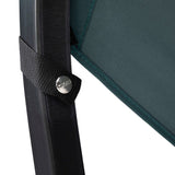 SureShade Power Bimini - Black Anodized Frame - Green Fabric - Life Raft Professionals