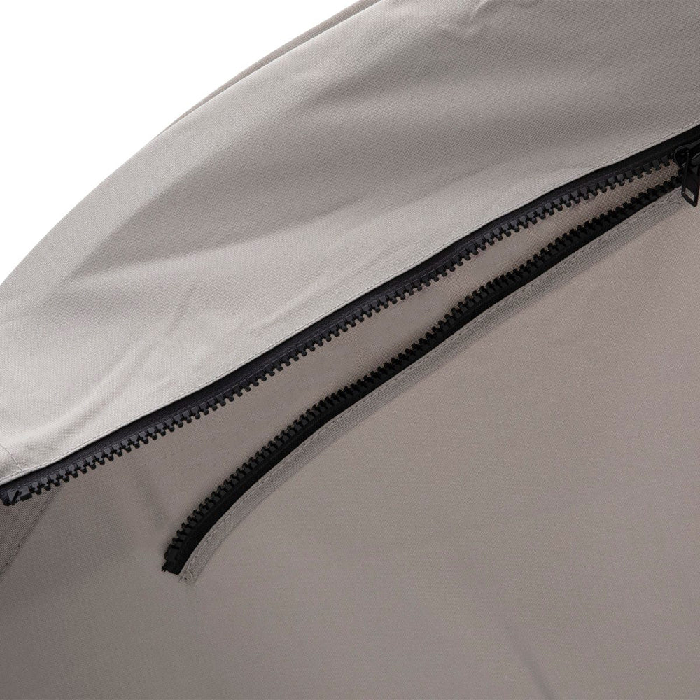 SureShade Power Bimini - Black Anodized Frame - Grey Fabric - Life Raft Professionals