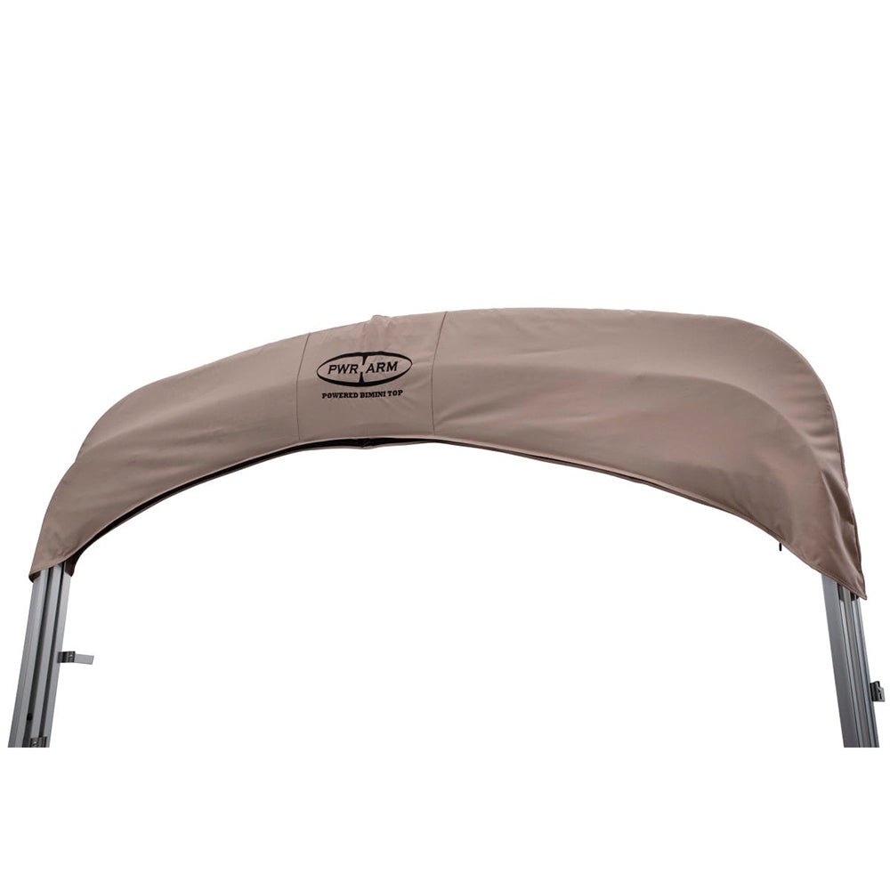 SureShade Power Bimini - Clear Anodized Frame - Beige Fabric - Life Raft Professionals