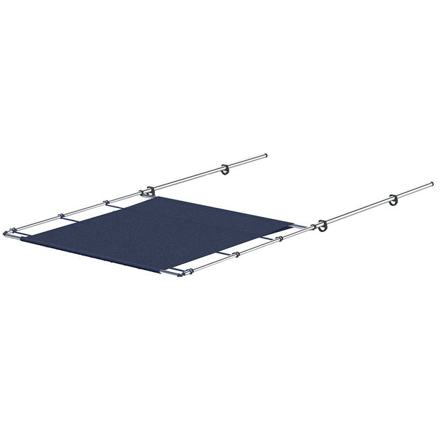 SureShade PTX Power Shade - 57" Wide - Stainless Steel - Navy - Life Raft Professionals