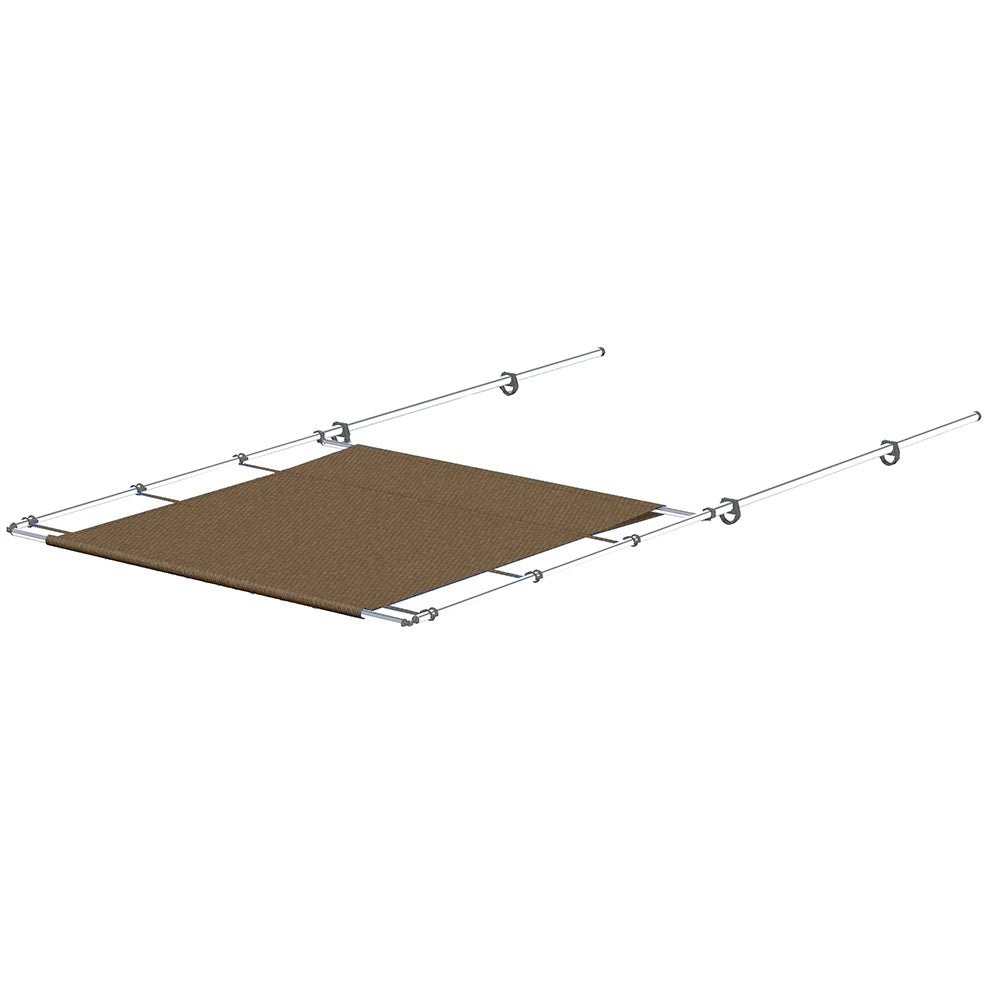 SureShade PTX Power Shade - 57" Wide - Stainless Steel - Toast - Life Raft Professionals