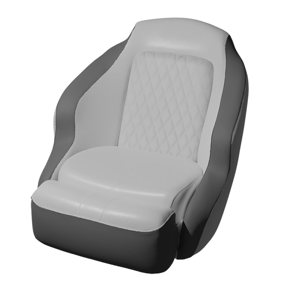 TACO Anclote Diamond Bucket Seat - White/Grey - Life Raft Professionals
