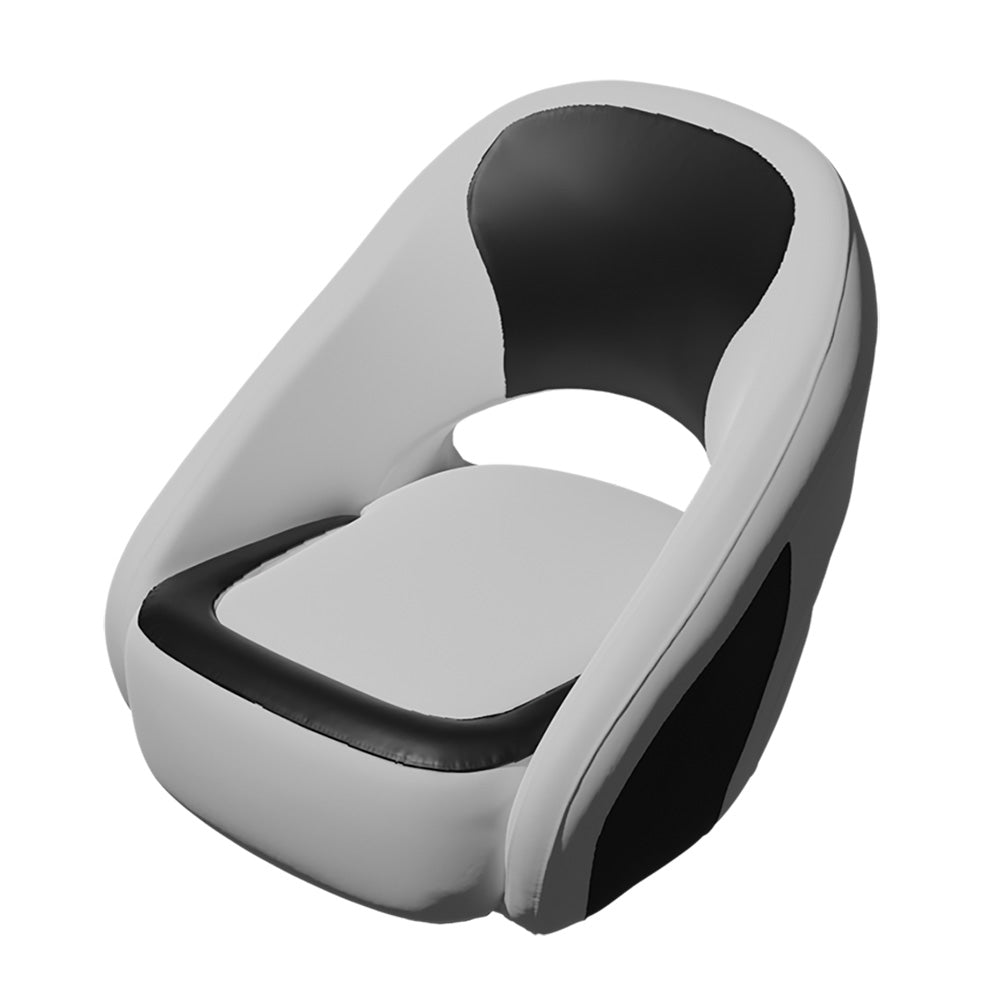 TACO Caladesi Smooth Bucket Seat - White/Black - Life Raft Professionals