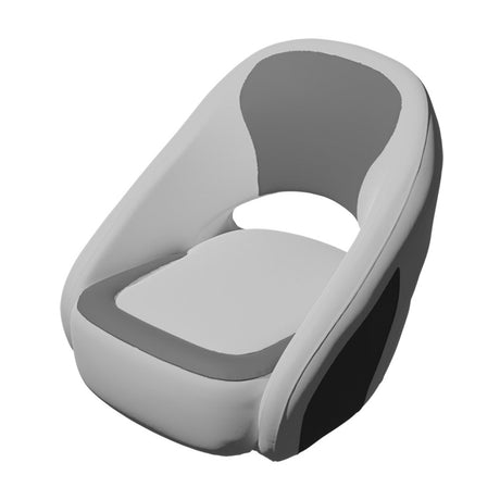 TACO Caladesi Smooth Bucket Seat - White/Grey - Life Raft Professionals