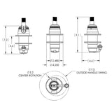 TACO Grand Slam 800 VHF Antenna Mount [GS-800-1] - Life Raft Professionals