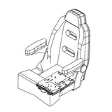TACO Low Profile Adjustable Seat Slide - Life Raft Professionals