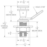 TACO Quick Release Fender Lock Kit - Life Raft Professionals