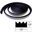 TACO Weather Seal - 10'L x "H x 3/8"W - Black - Life Raft Professionals