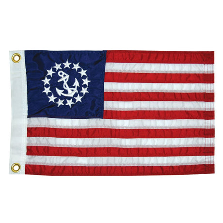 Taylor Made 16" x 24" Deluxe Sewn US Yacht Ensign Flag - Life Raft Professionals