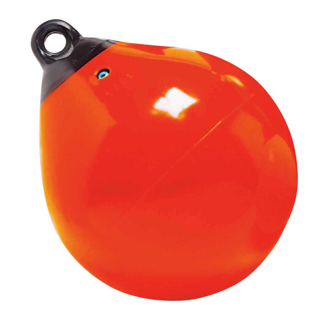 Taylor Made 21" Tuff End Inflatable Vinyl Buoy - Orange - Life Raft Professionals