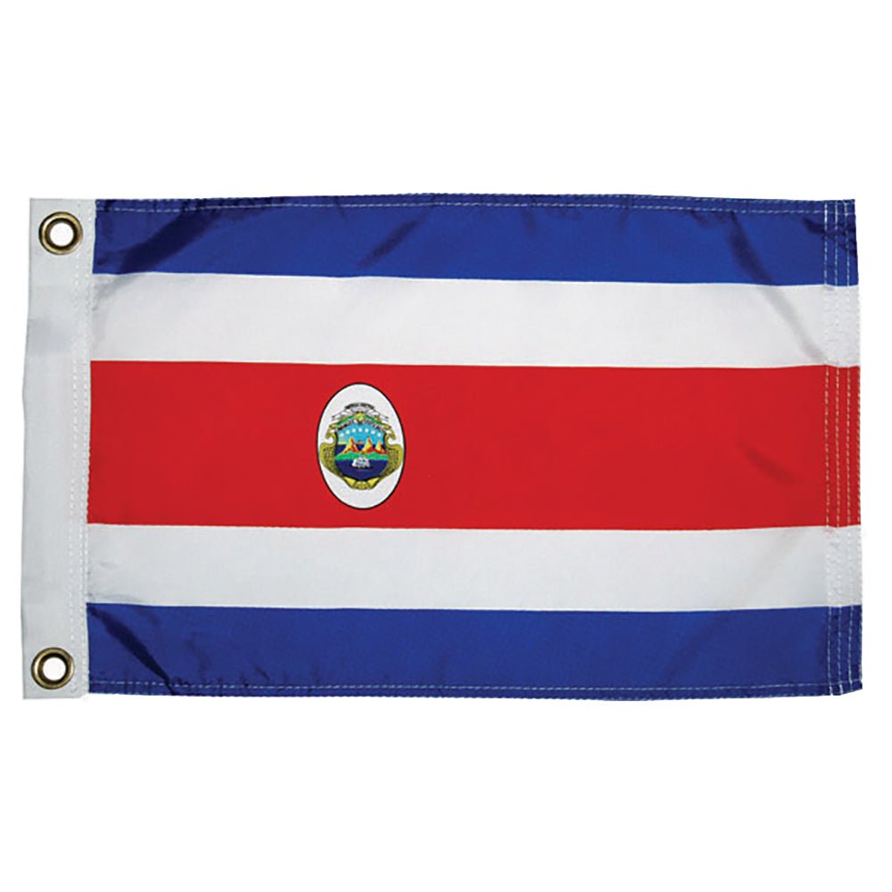 Taylor Made Costa Rican Nylon Flag 12" x 18" - Life Raft Professionals