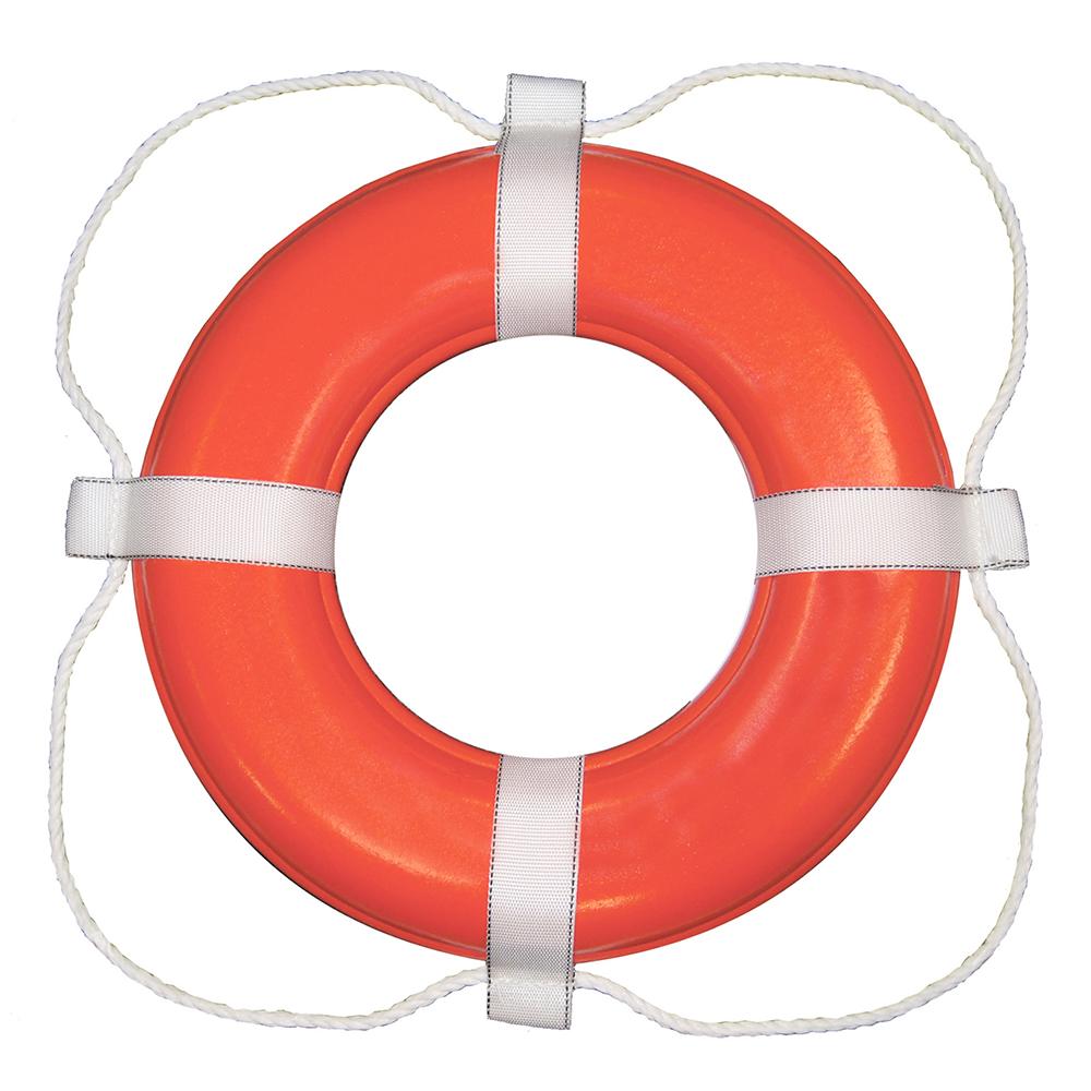 Taylor Made Foam Ring Buoy - 24" - Orange w/White Grab Line [364] - Life Raft Professionals