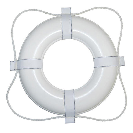 Taylor Made Foam Ring Buoy - 24" - White w/White Grab Line [361] - Life Raft Professionals