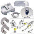 Tecnoseal Anode Kit w/Hardware - Mercury Alpha 1 Gen 2 - Zinc - Life Raft Professionals