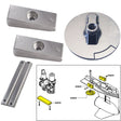 Tecnoseal Anode Kit w/Hardware - Mercury Verado 4 - Aluminum - Life Raft Professionals