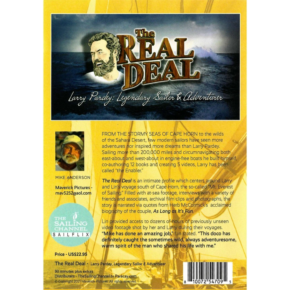 The Real Deal - Larry Pardey, Sailor & Adventurer DVD - Life Raft Professionals