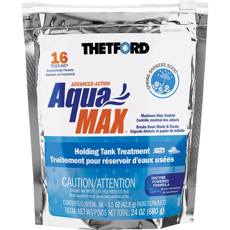 Thetford AquaMax Holding Tank Treatment - 16 Toss-Ins - Spring Shower Scent - Life Raft Professionals