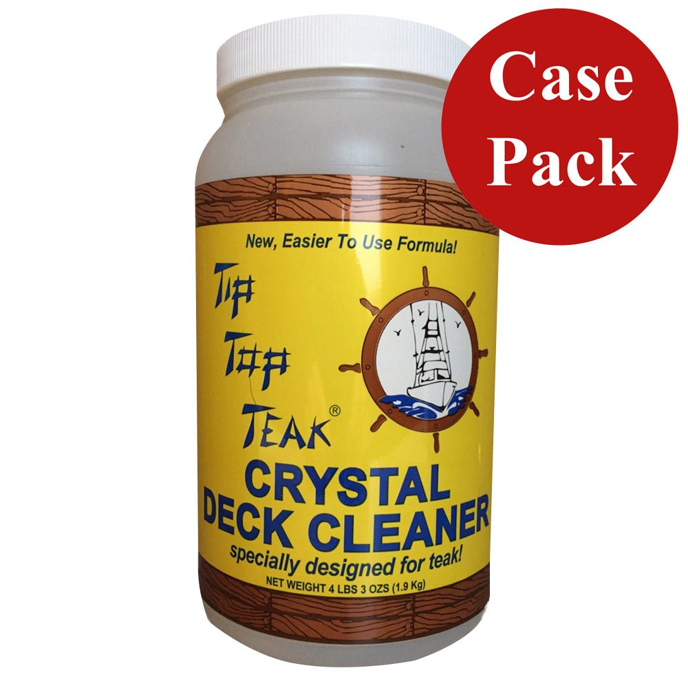 Tip Top Teak Tip Top Teak Crystal Deck Cleaner - Half Gallon (4lbs 3oz) - *Case of 6* - Life Raft Professionals