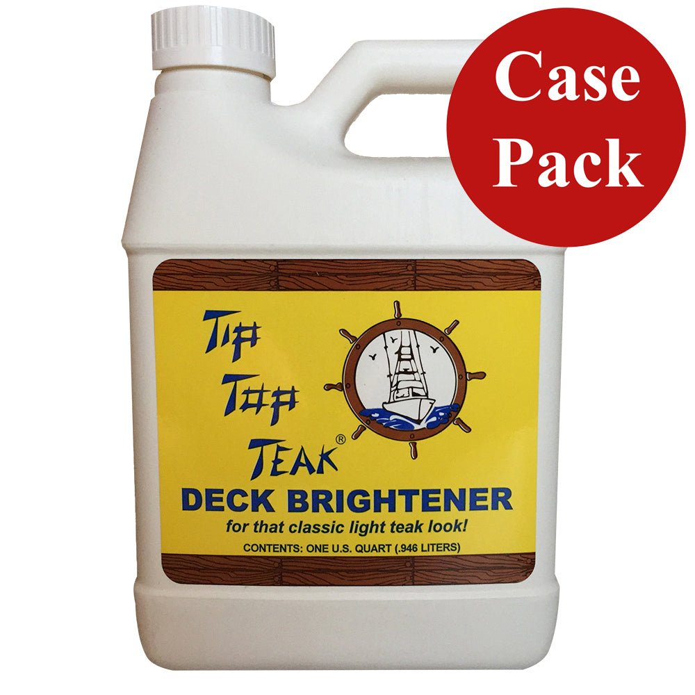 Tip Top Teak Tip Top Teak Deck Brightener - Quart - *Case of 12* - Life Raft Professionals