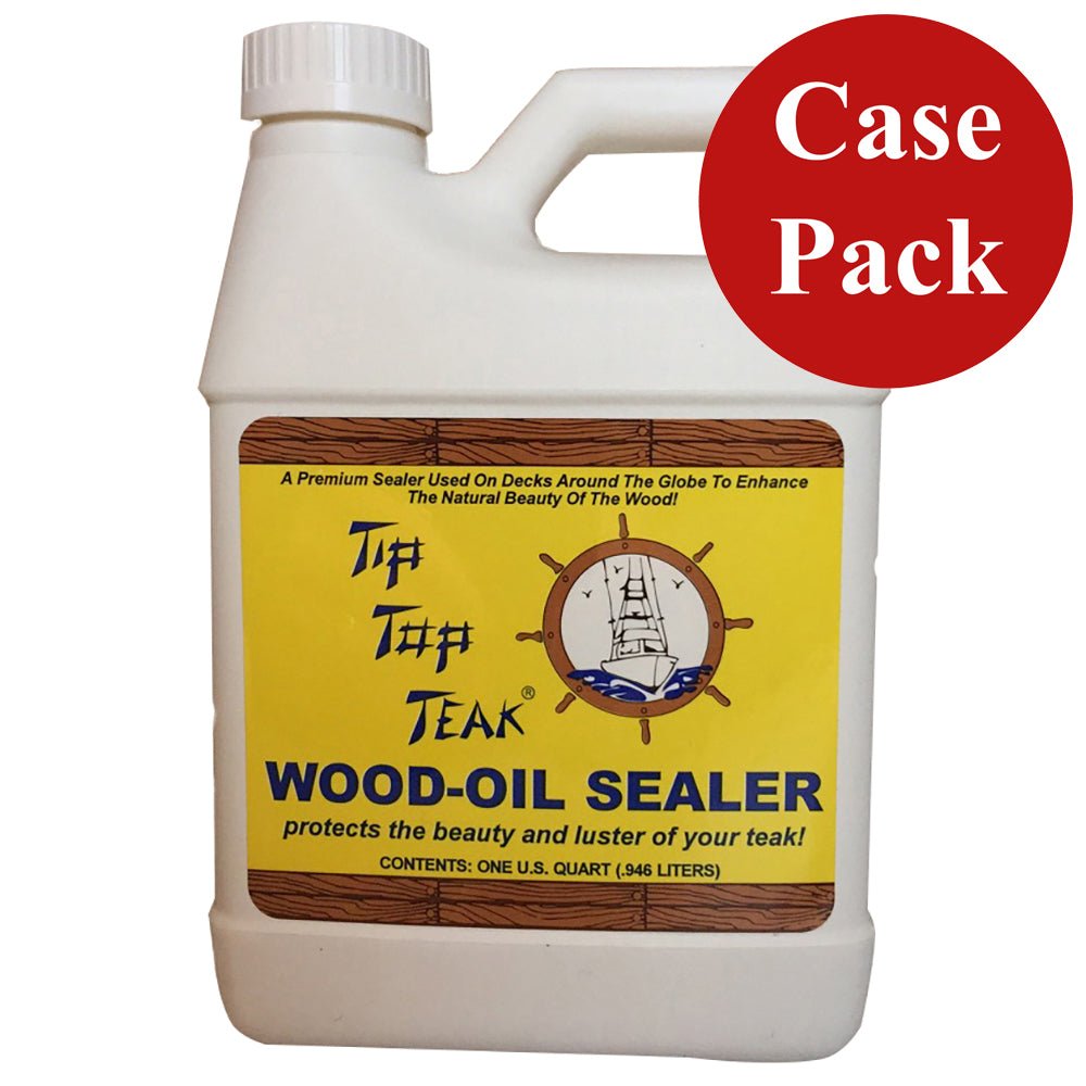Tip Top Teak Tip Top Teak Wood Oil Sealer - Quart - *Case of 12* - Life Raft Professionals