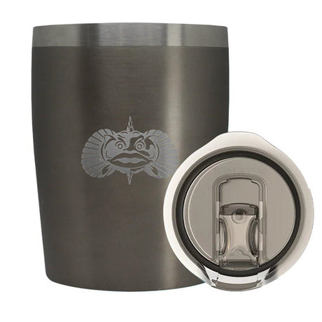 Toadfish Non-Tipping 10oz Rocks Tumbler - Graphite - Life Raft Professionals