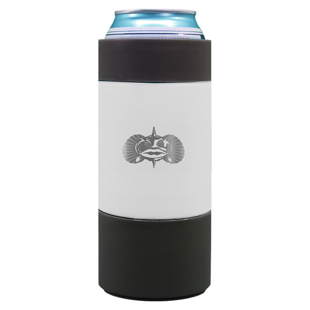Toadfish Non-Tipping 16oz Can Cooler - White - Life Raft Professionals