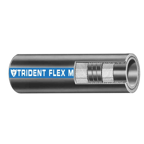 Trident Marine 1" x 50 Coil - Flex Marine Wet Exhaust Water Hose - Black - Life Raft Professionals