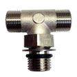 Uflex Boss Style T-Fitting - Nickel - ORB 6 to 3/8" COMP - Life Raft Professionals