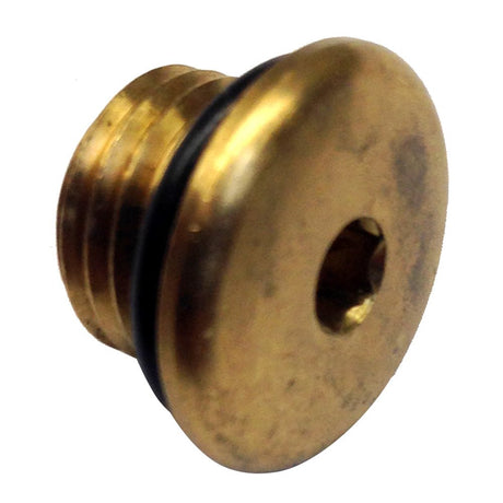 Uflex Brass Plug w/O-Ring for Pumps - Life Raft Professionals