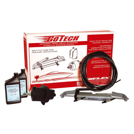 UFlex GoTech 1.0 Universal Front Mount Outboard Hydraulic Steering System - Life Raft Professionals