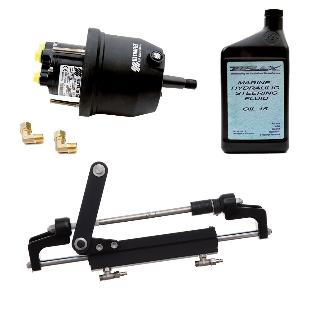Uflex HYCO 1.1 Front Mount OB System up to 175HP - Includes UP20 FM Helm, 2qts of Oil, UC95-OBF Cylinder - Life Raft Professionals