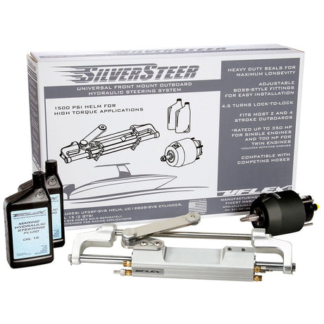 Uflex SilverSteer Outboard Hydraulic Tilt Steering System - UC130 V2 - Life Raft Professionals