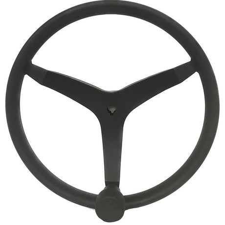 Uflex - V46 - 13.5" Stainless Steel Steering Wheel w/Speed Knob - Black - Life Raft Professionals