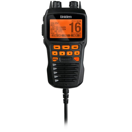 Uniden Remote Mic f/UM725 VHF Radios - Black [UMRMICBK] - Life Raft Professionals