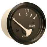 VDO Cockpit Marine 52mm (2-1/16") Fuel Level Gauge - Black Dial/Bezel [301-11802] - Life Raft Professionals