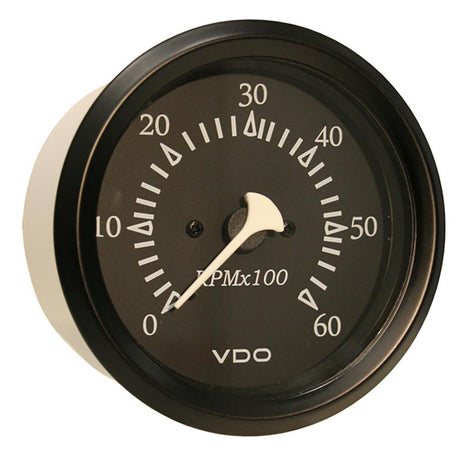VDO Cockpit Marine 85mm (3-3/8") Sterndrive Tachometer - Black Dial/Bezel [333-11798] - Life Raft Professionals