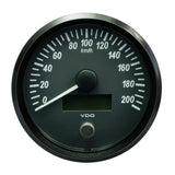 VDO SingleViu 100mm (4") Speedometer - 140 MPH [A2C3832850030] - Life Raft Professionals