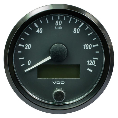 VDO SingleViu 80mm (3-1/8") Speedometer - 120 KM/H [A2C3832910030] - Life Raft Professionals