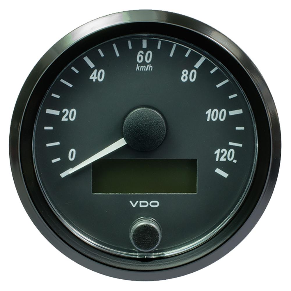 VDO SingleViu 80mm (3-1/8") Speedometer - 140MPH [A2C3832920030] - Life Raft Professionals