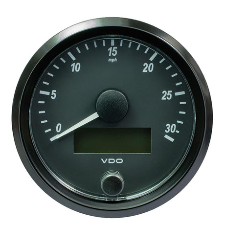 VDO SingleViu 80mm (3-1/8") Speedometer - 30 MPH [A2C3832880030] - Life Raft Professionals