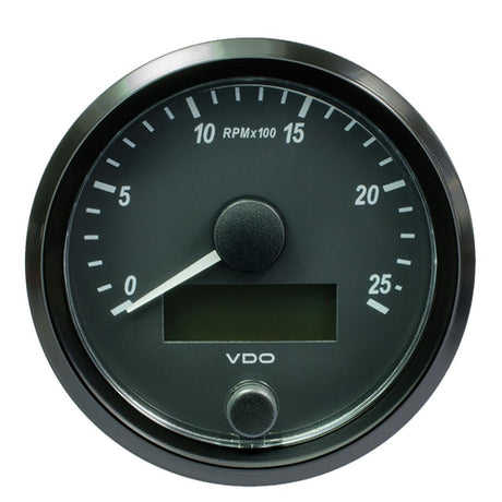 VDO SingleViu 80mm (3-1/8") Tachometer - 2500 RPM [A2C3832970030] - Life Raft Professionals