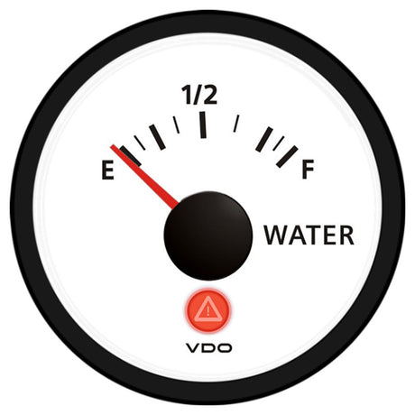 VDO Viewline Ivory Freshwater Gauge 12/24V f/VDO 10-180 Ohm Sender [A2C53418382-S] - Life Raft Professionals