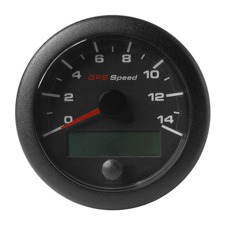 Veratron 3-3/8" (85mm) OceanLink GPS Speedometer - Black Dial Bezel (0-14 K/MPH/KMH) [A2C1351970001] - Life Raft Professionals