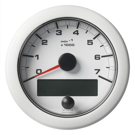 Veratron 3-3/8" (85MM) OceanLink NMEA 2000 Tachometer - 7000 RPM - White Dial Bezel [A2C1065820001] - Life Raft Professionals