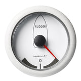 Veratron 3-3/8" (85MM) ViewLine Rudder Angle Indicator -45/+45 - 8 to 32V - White Dial Bezel [A2C59512411] - Life Raft Professionals