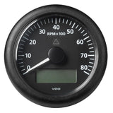 Veratron 3-3/8" (85MM) ViewLine Tachometer with Multi-Function Display - 0 to 8000 RPM - Black Dial Bezel [A2C59512395] - Life Raft Professionals