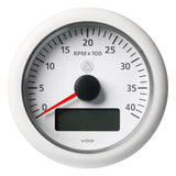 Veratron 3-3/8" (85MM) ViewLine Tachometer w/Multi-Function Display - 0 to 4000 RPM - White Dial Bezel [A2C59512397] - Life Raft Professionals