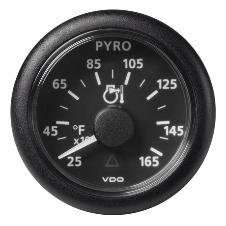 Veratron 52 MM (2-1/16") ViewLine Pyrometer - 250 to 1650F - Black Dial Bezel [A2C59512334] - Life Raft Professionals