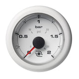 Veratron 52MM (2-1/16") OceanLink Boost Pressure Gauge - 2 Bar/30PSI - White Dial Bezel [A2C1066150001] - Life Raft Professionals
