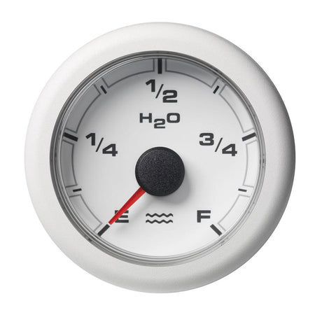 Veratron 52MM (2-1/16") OceanLink Fresh Water Empty Gauge - White Dial Bezel [A2C1065920001] - Life Raft Professionals
